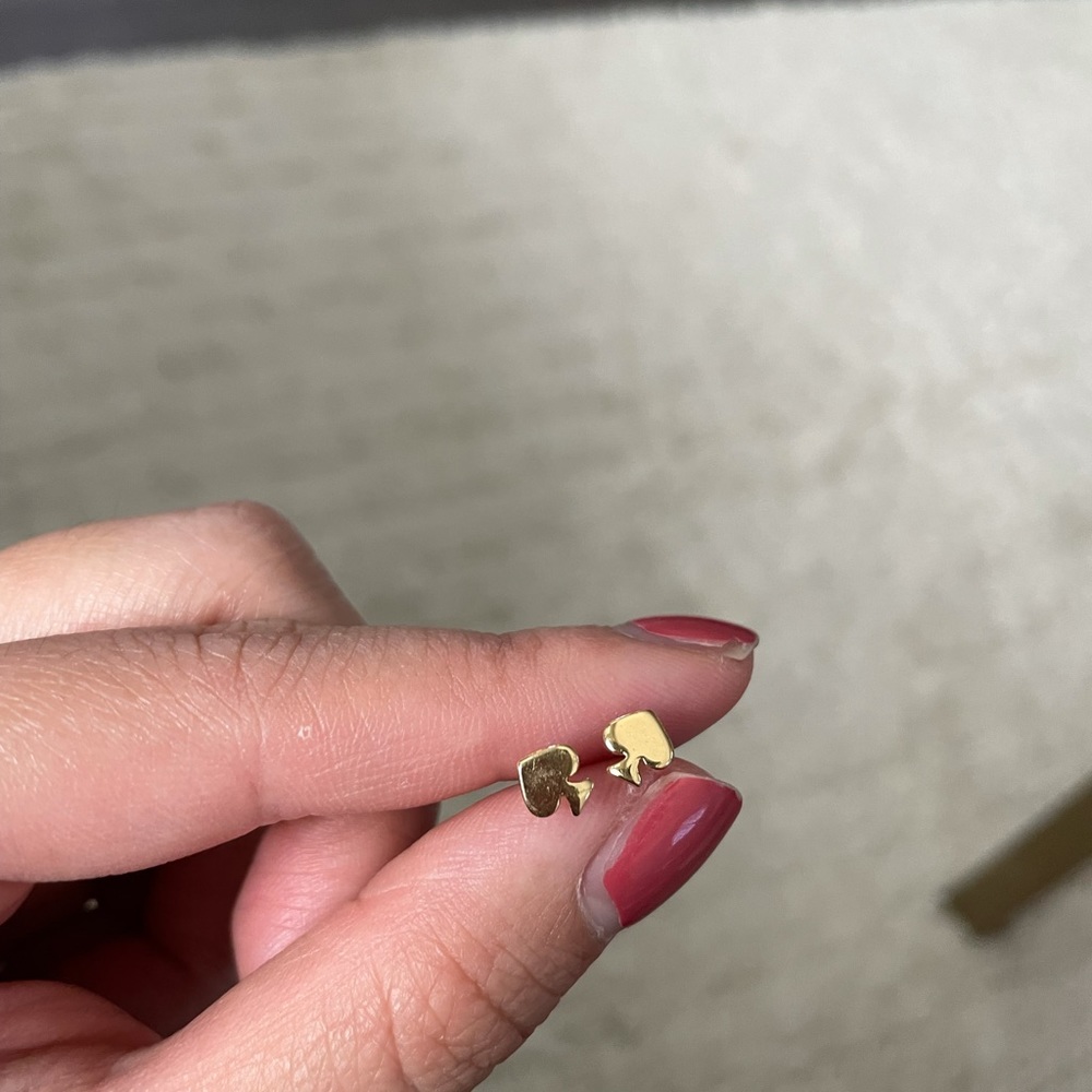 Kate Spade Signature Mini Spade Earrings - Picture 5 of 5